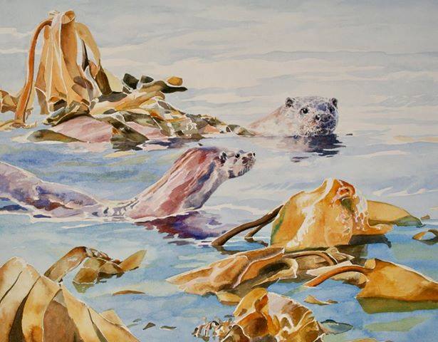 Otter in Kelp